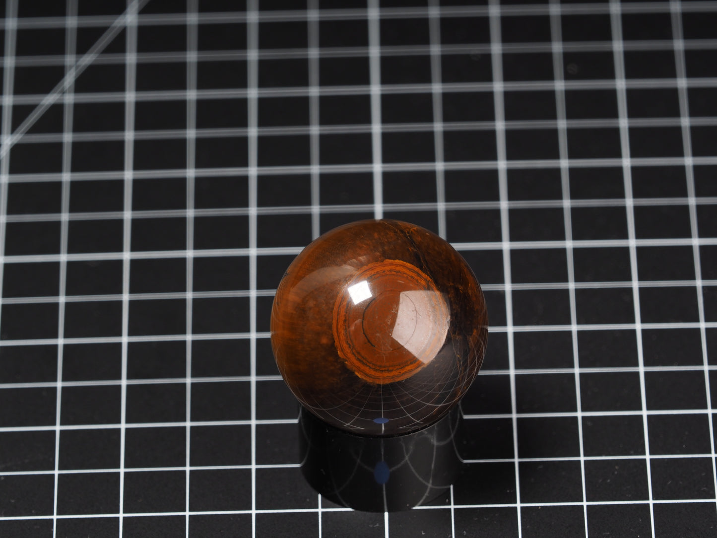 Variegated Tiger Eye Sphere 1-5/8”