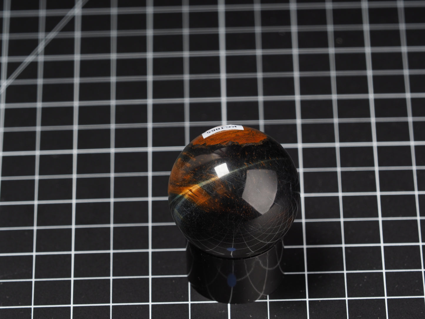 Variegated Tiger Eye Sphere 1-11/16”