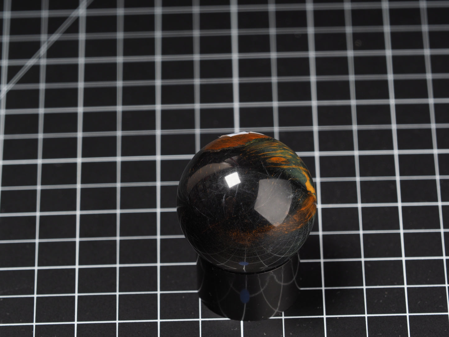 Variegated Tiger Eye Sphere 1-11/16”