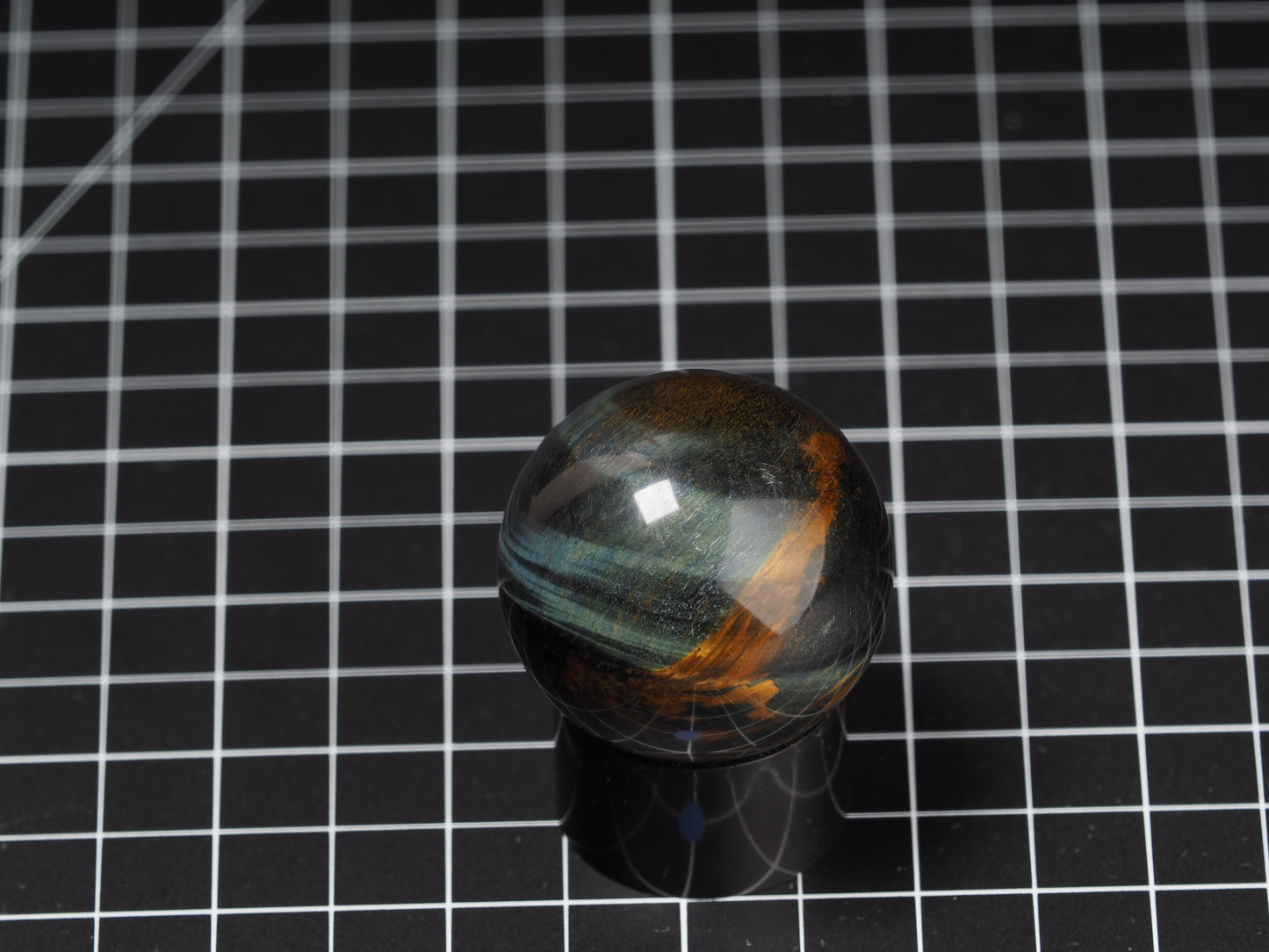 Variegated Tiger Eye Sphere 1-11/16”