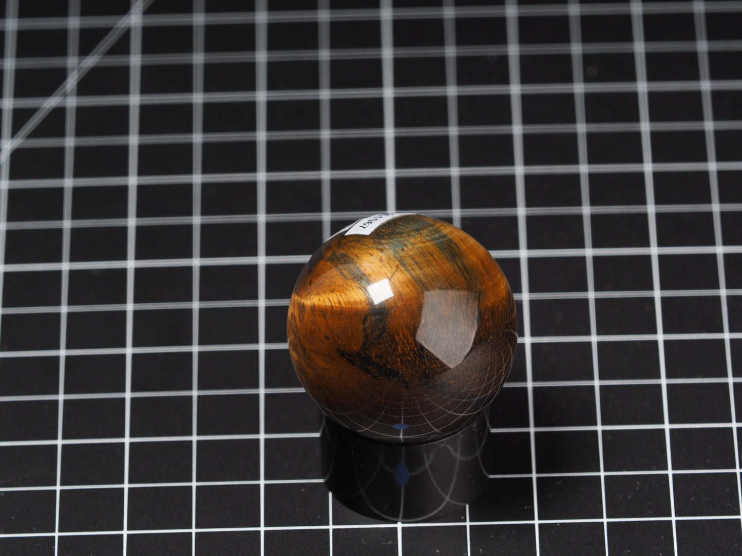 Variegated Tiger Eye Sphere 1-5/8”