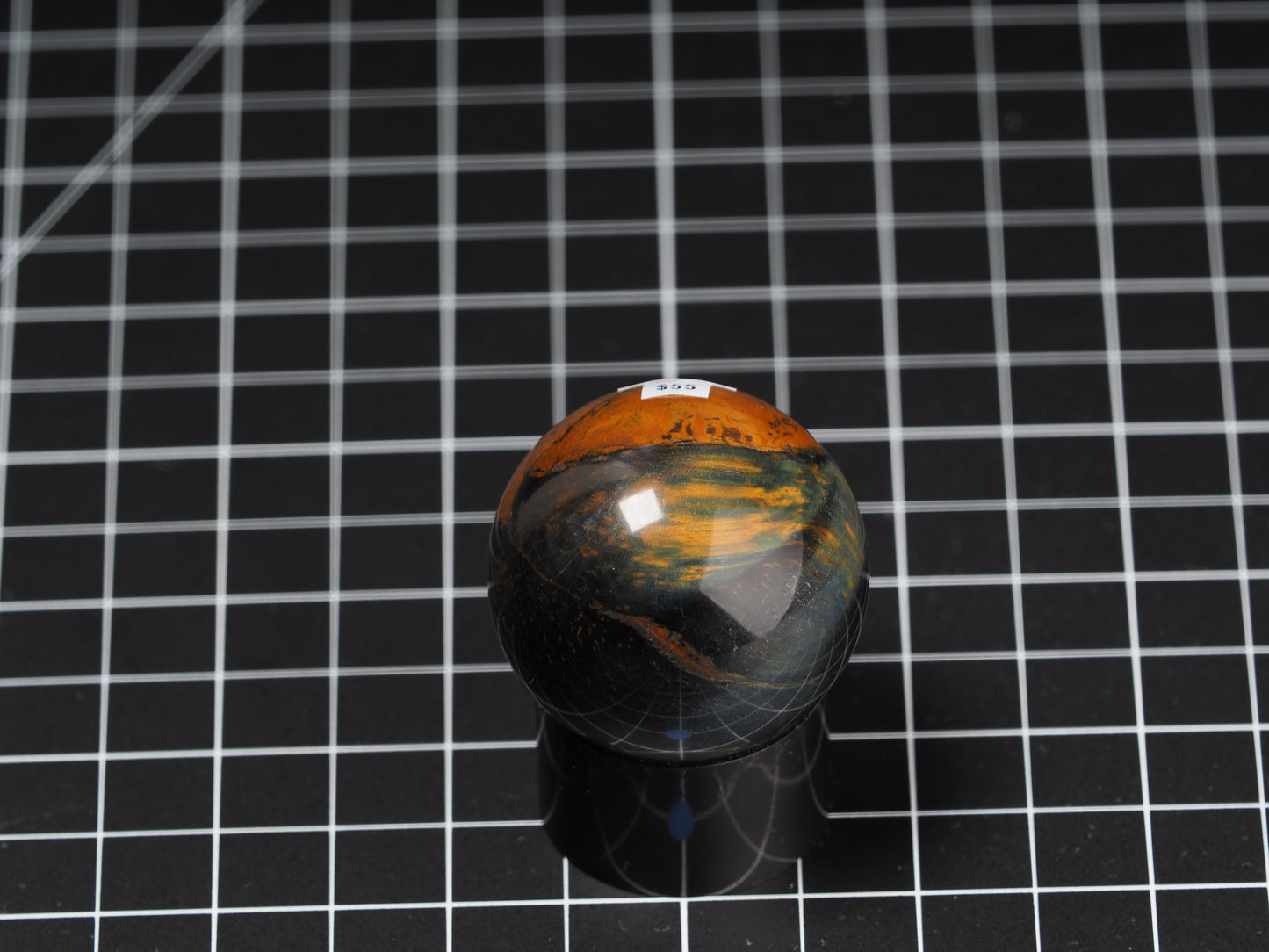Variegated Tiger Eye Sphere 1-5/8”