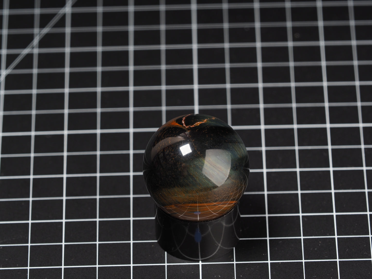 Variegated Tiger Eye Sphere 1-9/16”