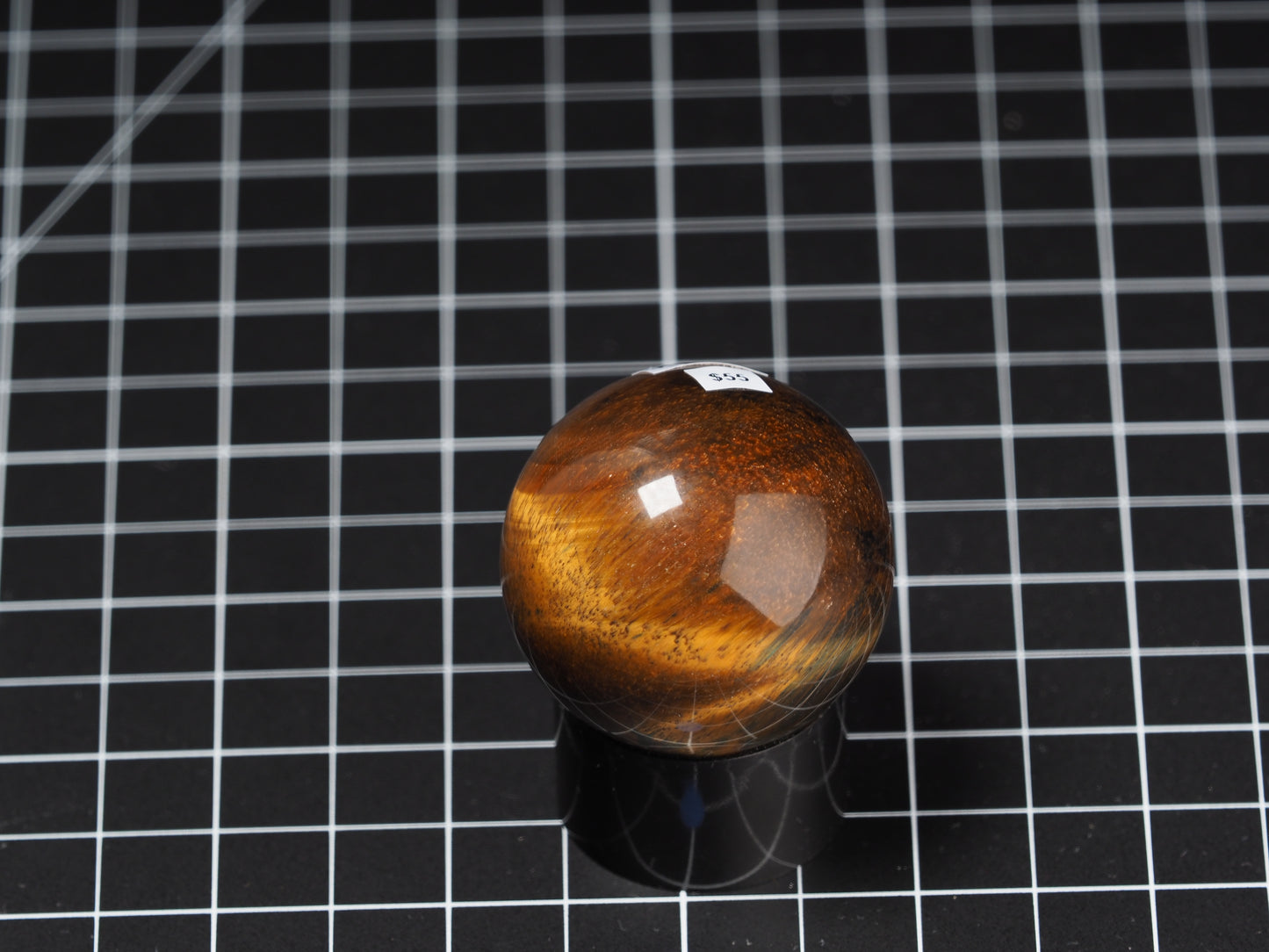 Variegated Tiger Eye Sphere 1-11/16”