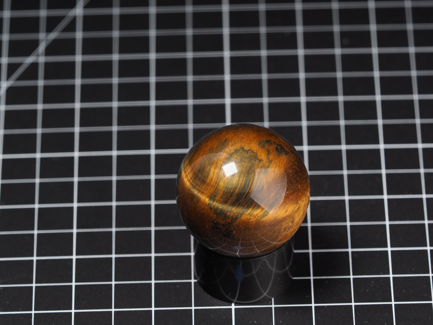 Variegated Tiger Eye Sphere 1-11/16”