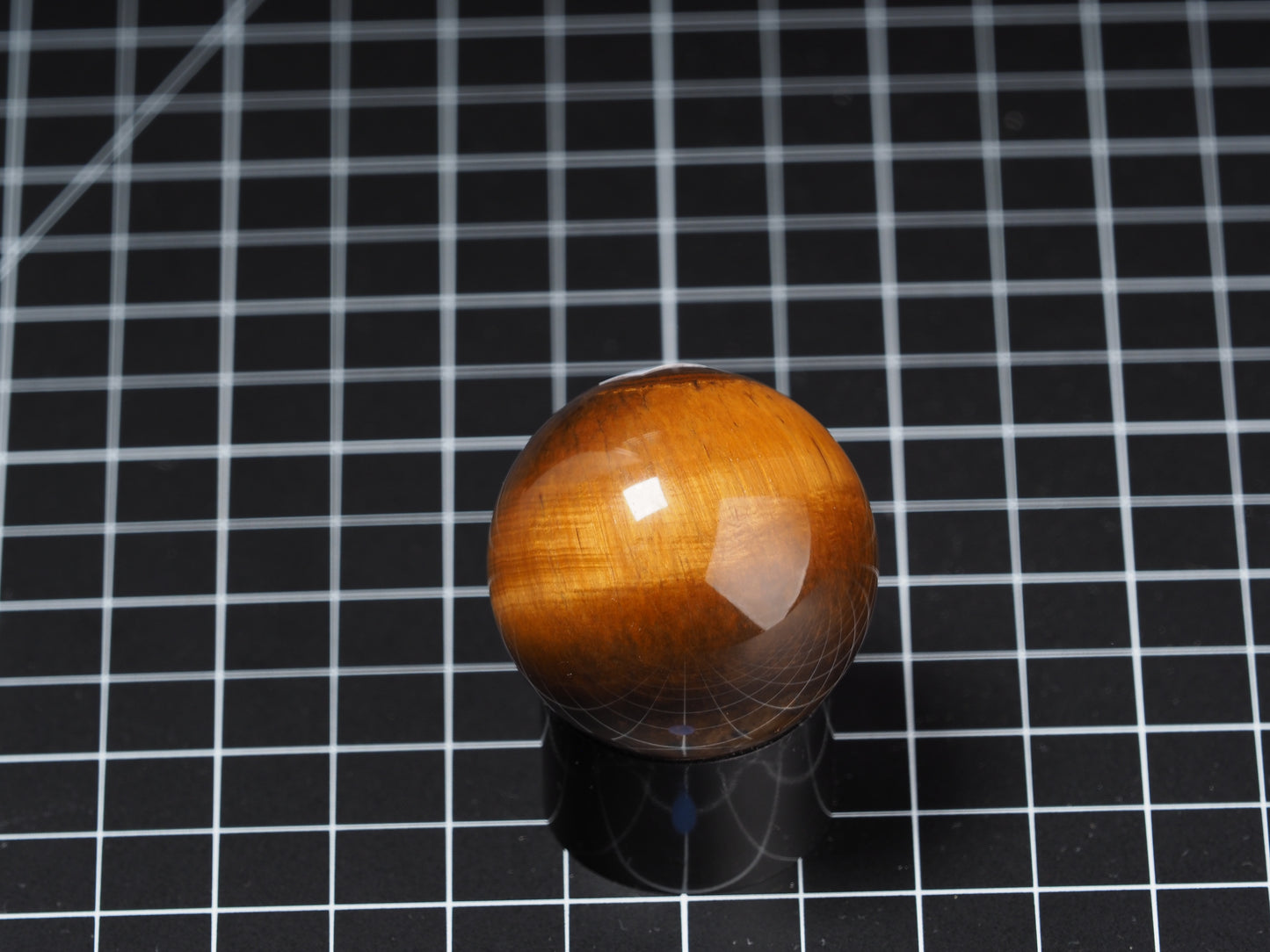 Variegated Tiger Eye Sphere 1-5/8”