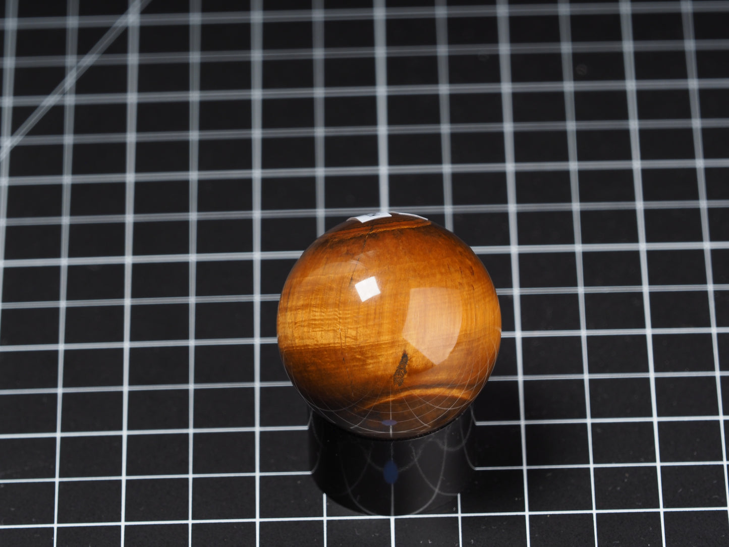 Variegated Tiger Eye Sphere 1-5/8”