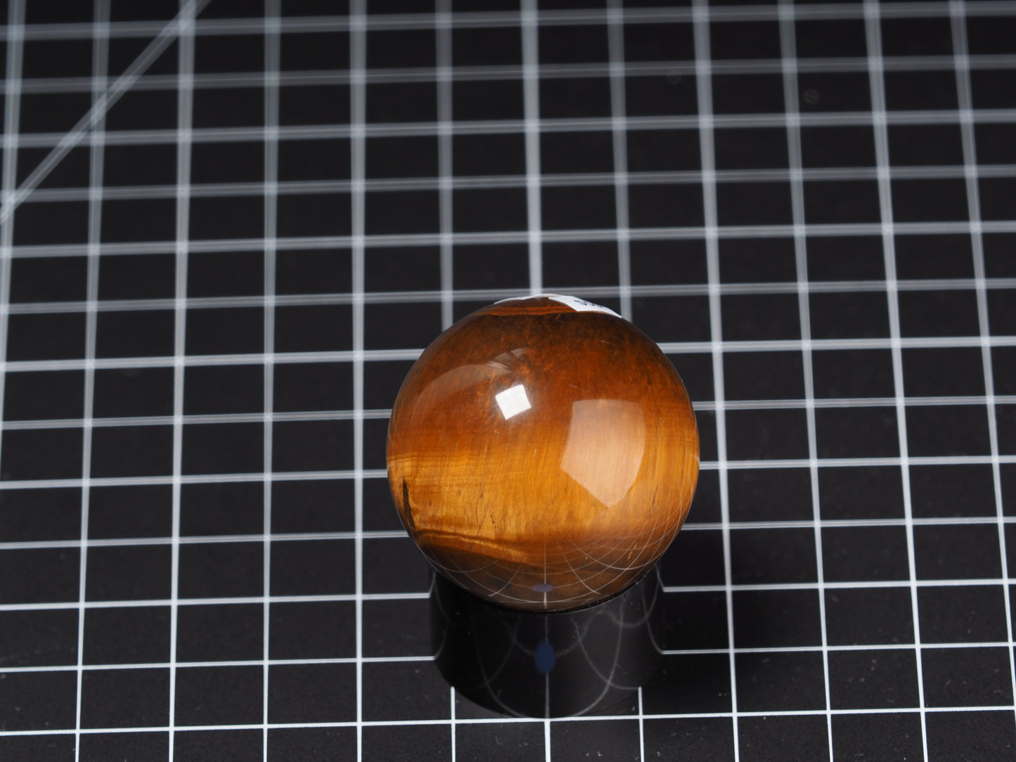 Variegated Tiger Eye Sphere 1-5/8”