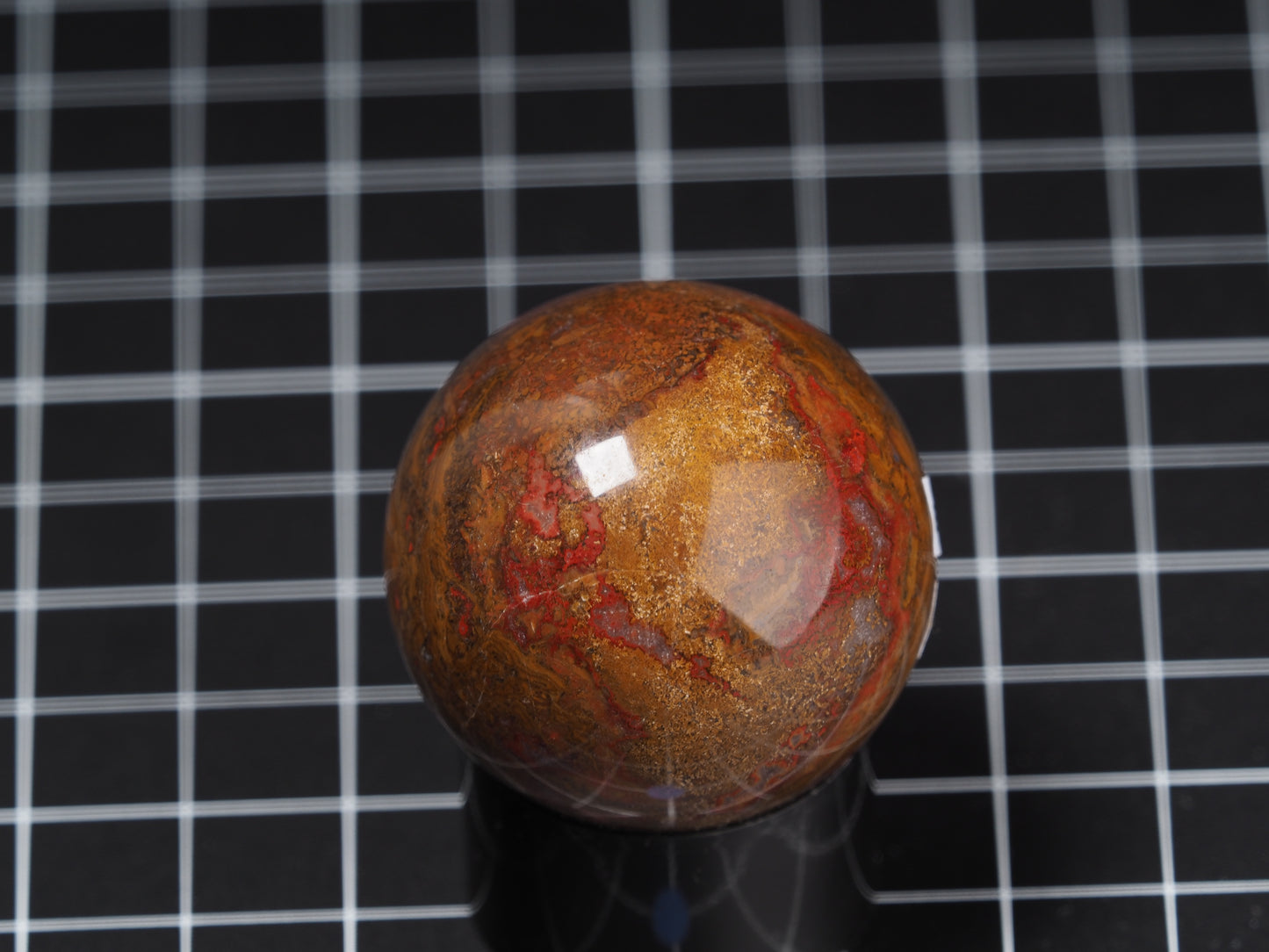 Moroccan Seam Agate Sphere 1-5/8”