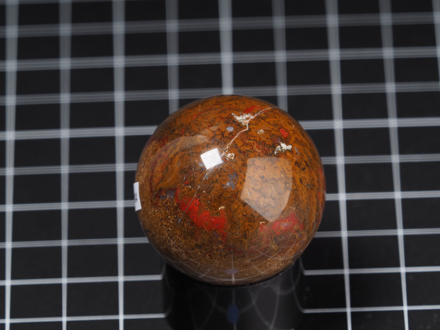 Moroccan Seam Agate Sphere 1-5/8”