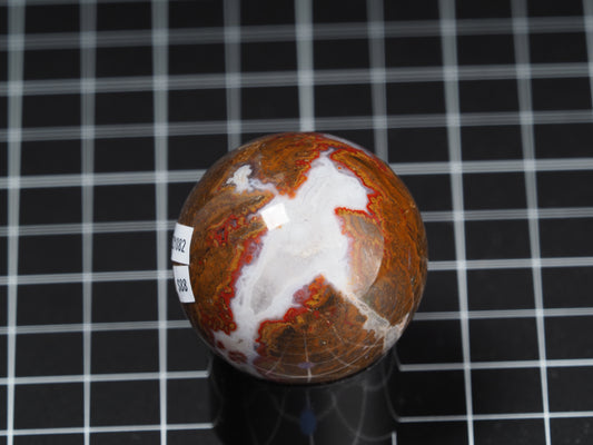Moroccan Seam Agate Sphere 1-5/8”