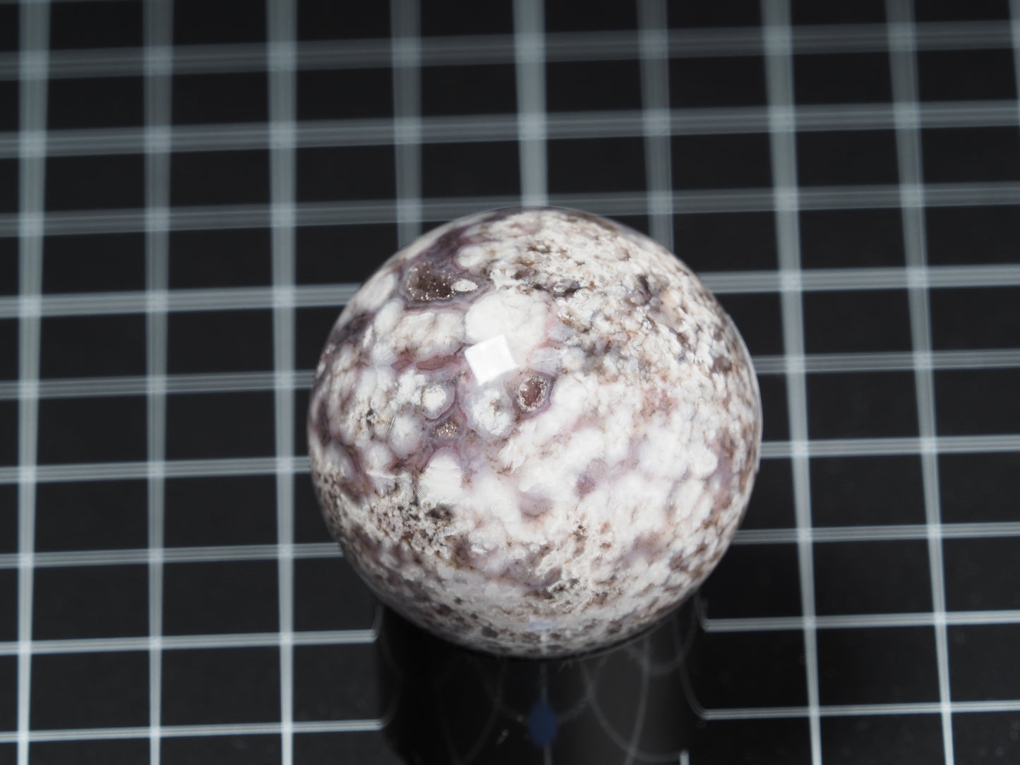 Luna Agate Sphere 1-11/16"