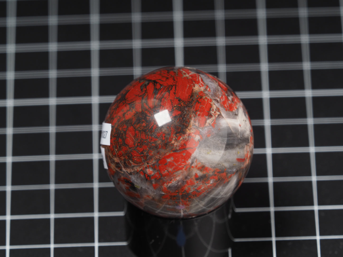Red Brecciate Jasper Sphere 1-11/16”