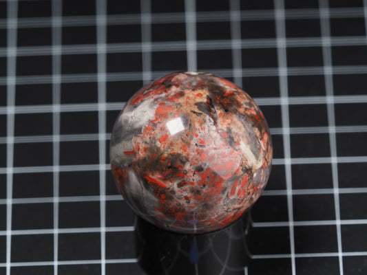 Red Brecciate Jasper Sphere 1-11/16”