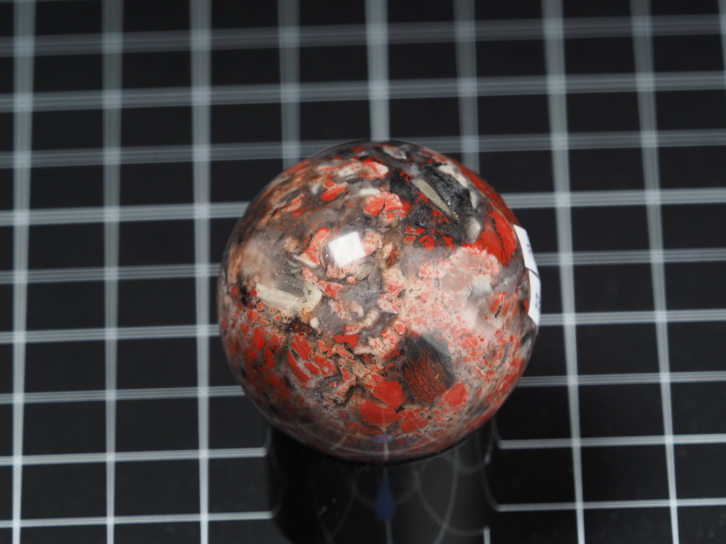 Red Brecciate Jasper Sphere 1-11/16”