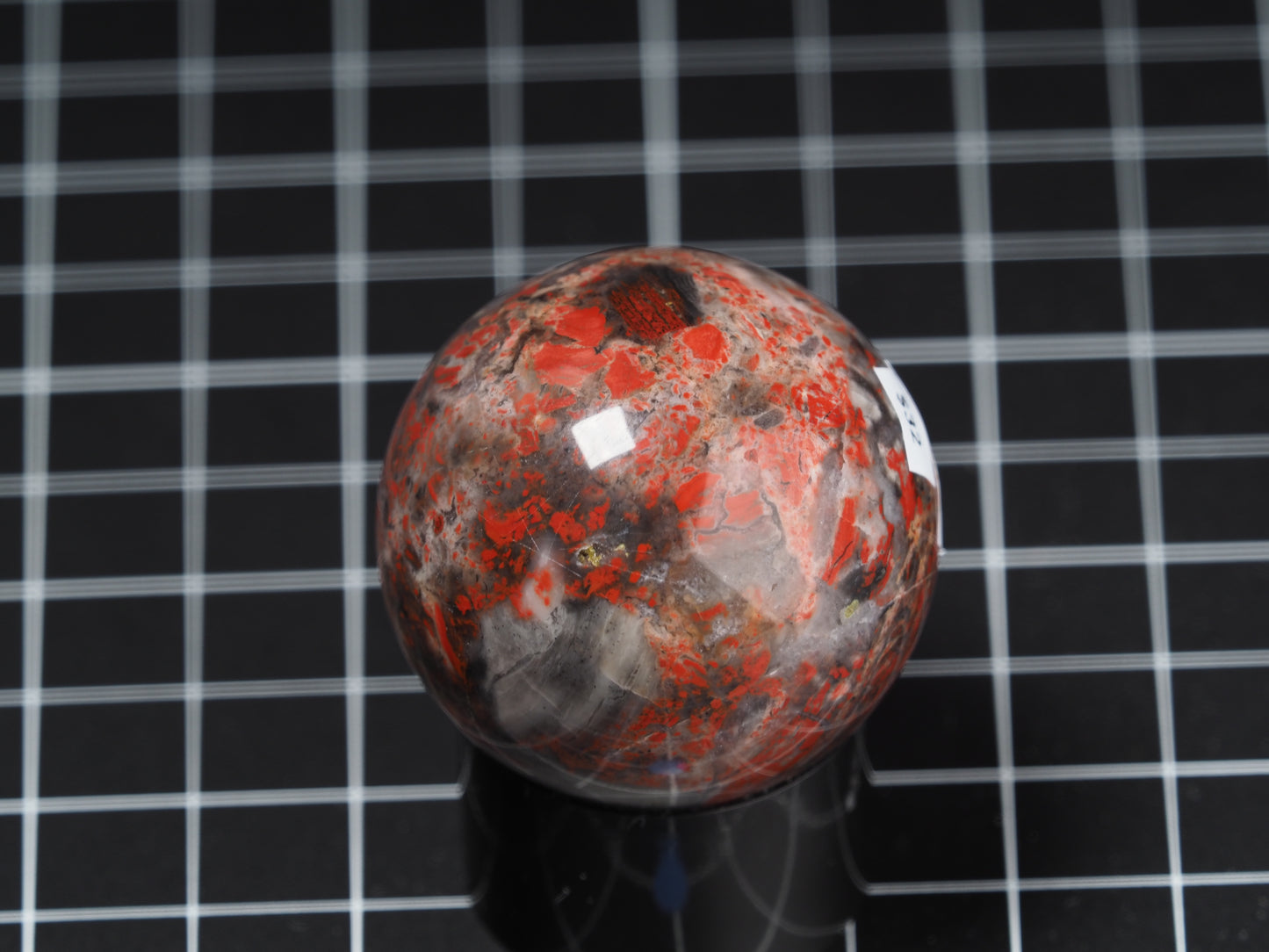Red Brecciate Jasper Sphere 1-11/16”
