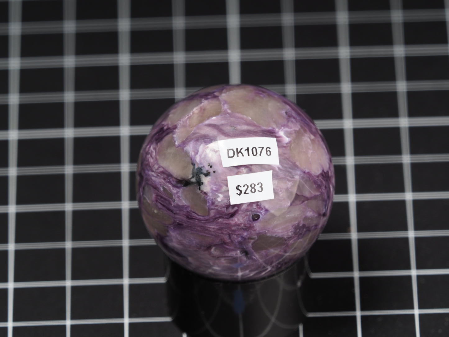 Charoite Sphere High Grade Sphere 1-11/16”