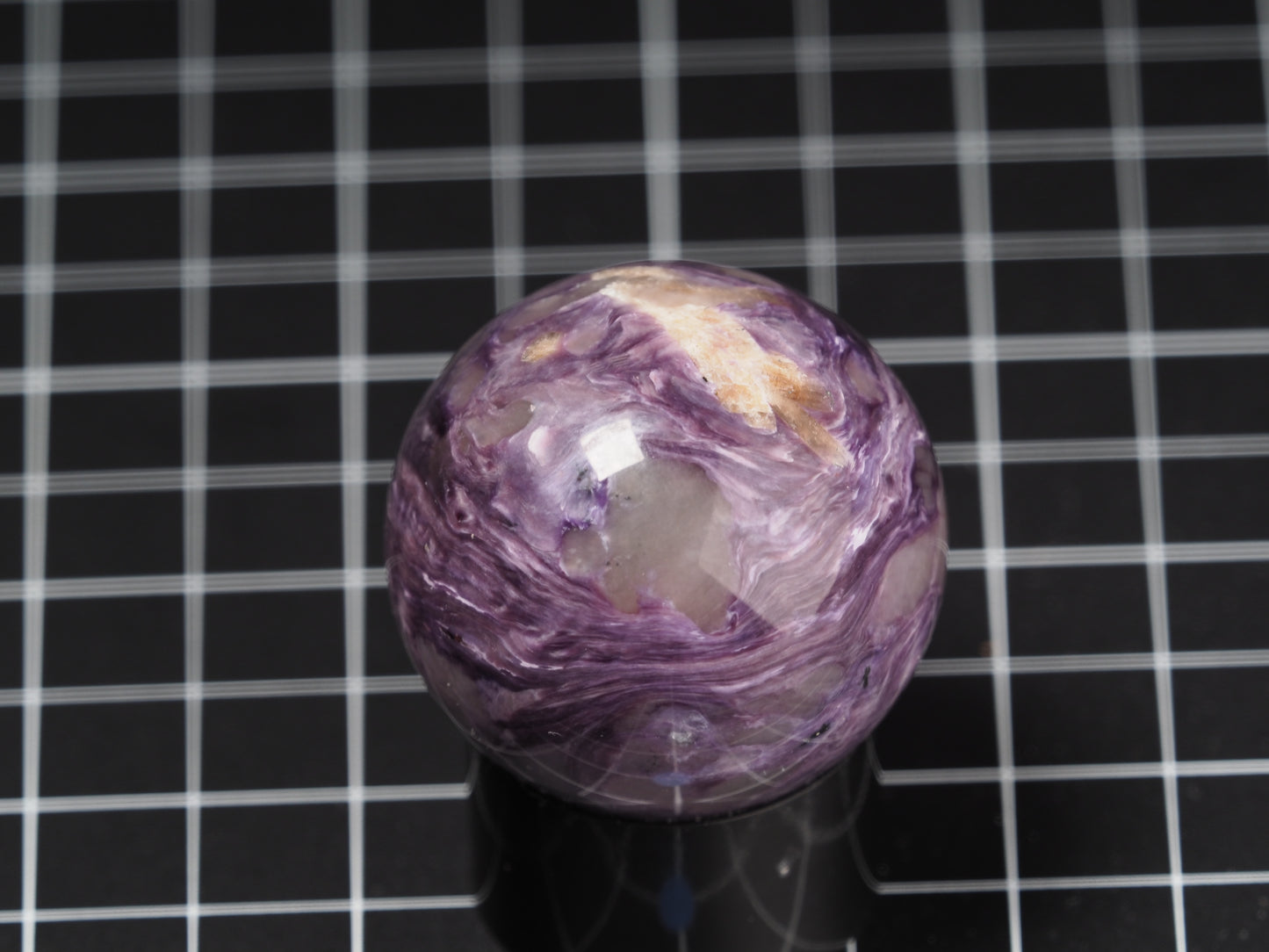 Charoite Sphere High Grade Sphere 1-11/16”