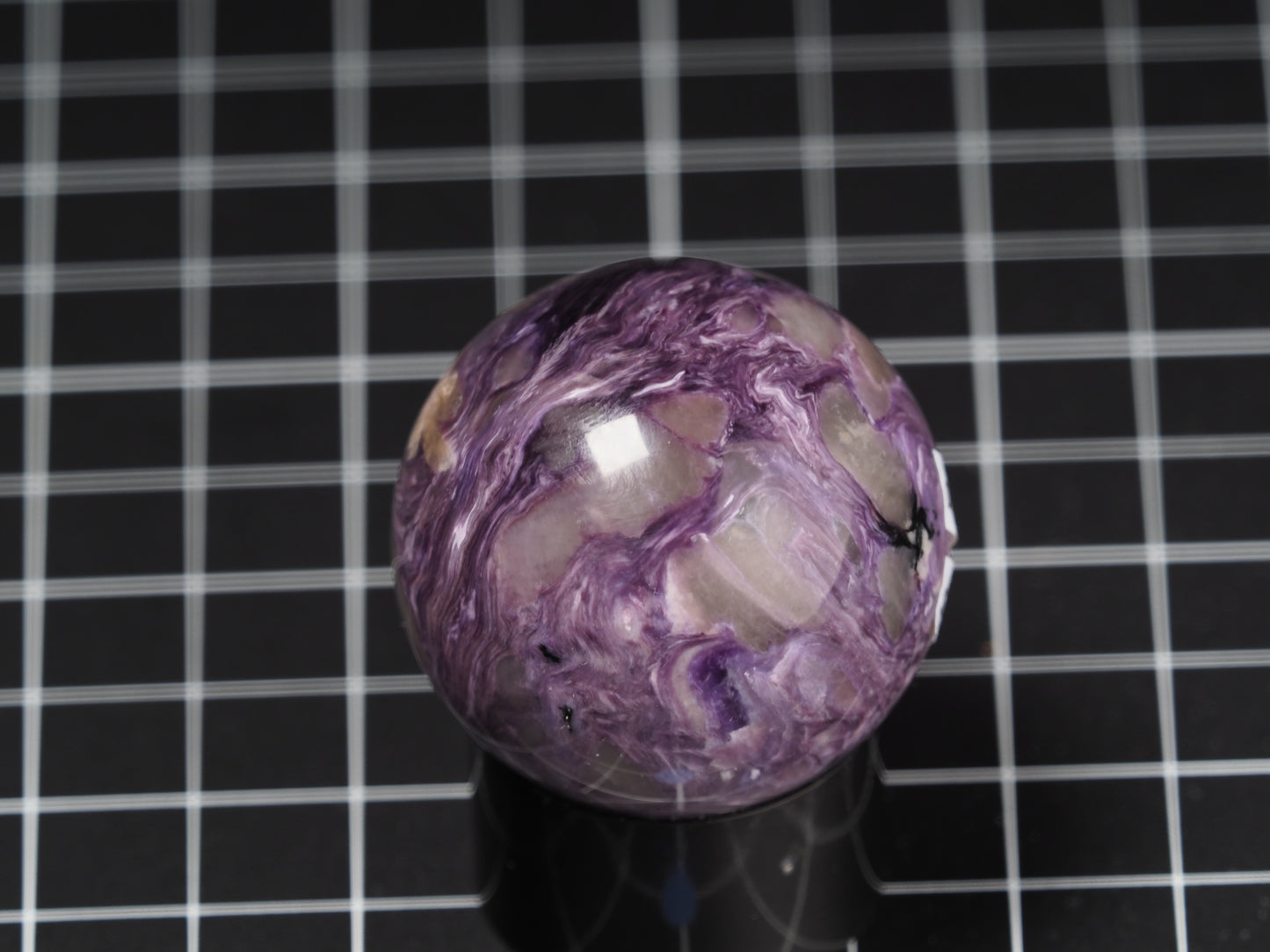 Charoite Sphere High Grade Sphere 1-11/16”