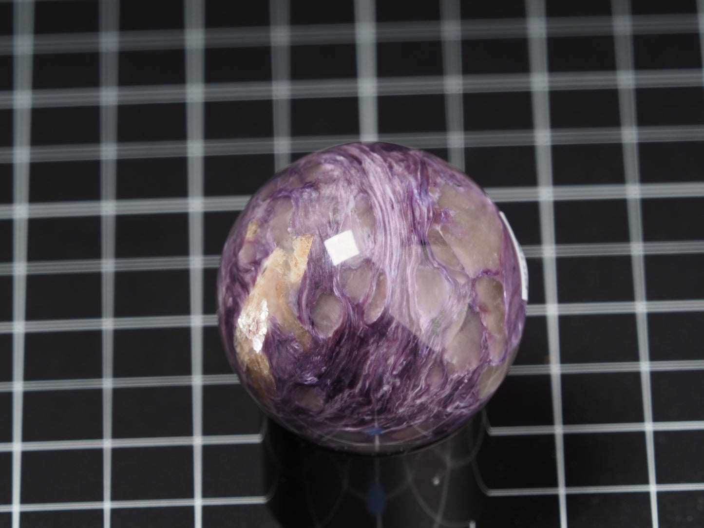 Charoite Sphere High Grade Sphere 1-11/16”
