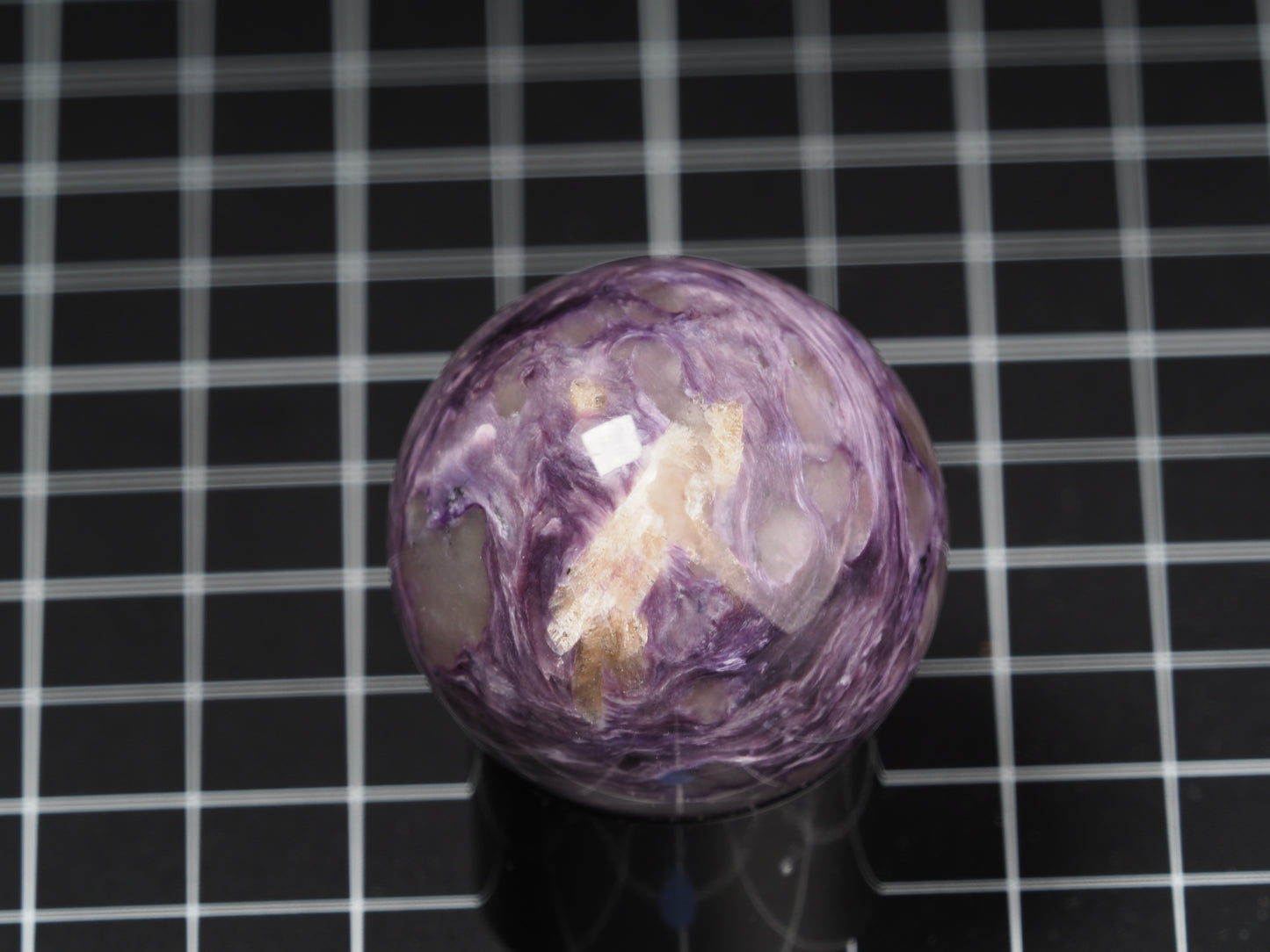 Charoite Sphere High Grade Sphere 1-11/16”