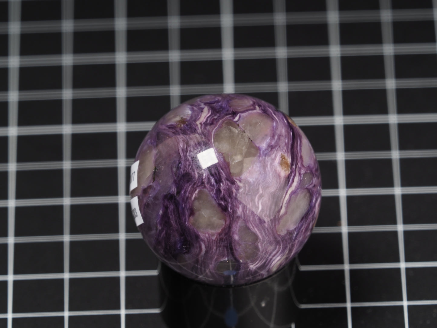 Charoite Sphere High Grade Sphere 1-11/16”