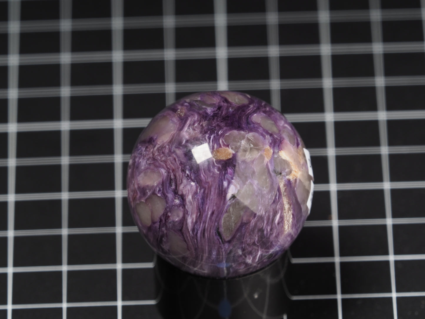 Charoite Sphere High Grade Sphere 1-11/16”