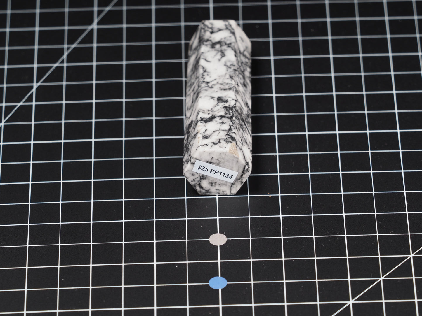 Net or Spiderweb Jasper Point 4"