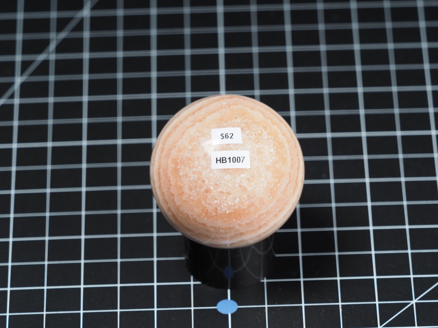 Banded Calcite Onyx Sphere 2-1/16”