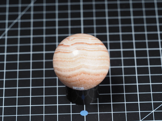 Banded Calcite Onyx Sphere 2-1/16”