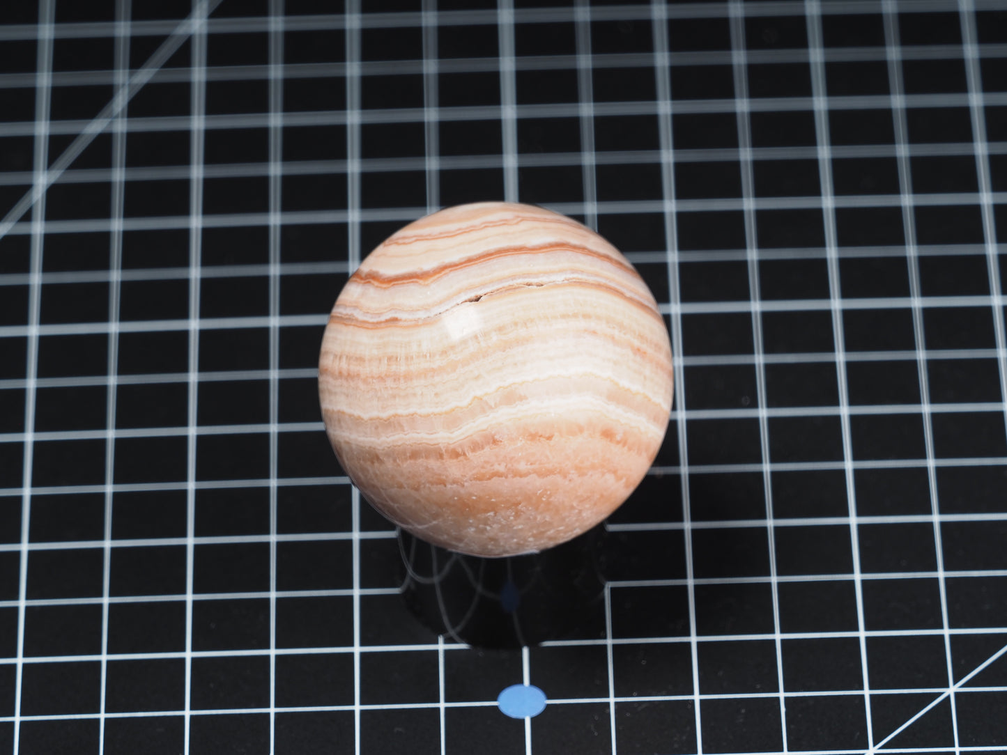 Banded Calcite Onyx Sphere 2-1/16”