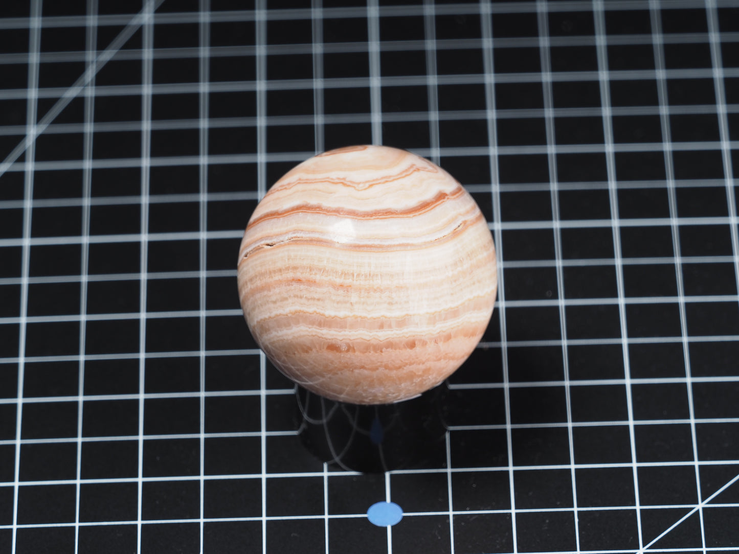 Banded Calcite Onyx Sphere 2-1/16”