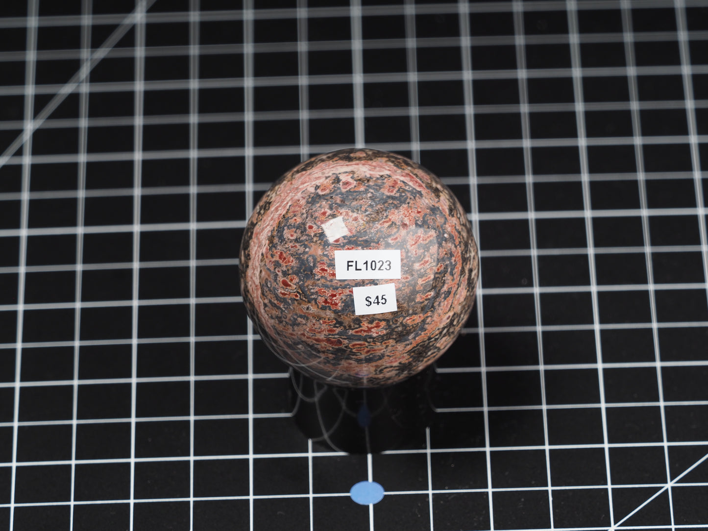 Leopard Skin Jasper Sphere 2”