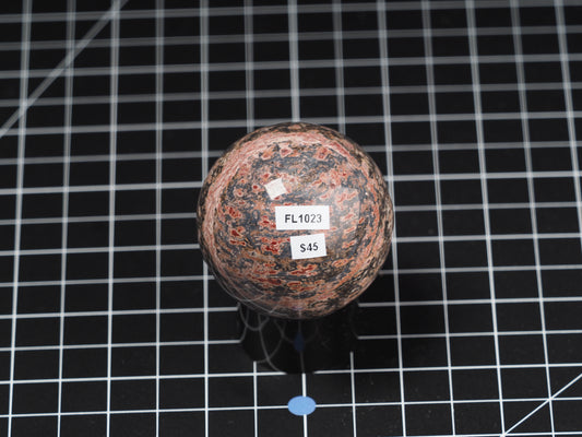 Leopard Skin Jasper Sphere 2”