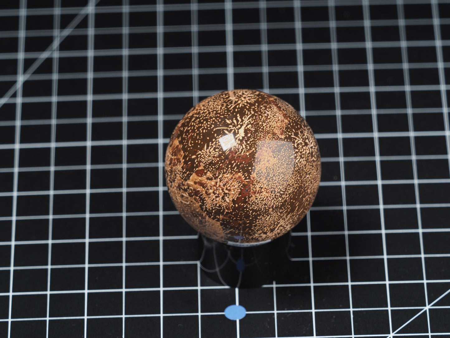 Spider / Starburst Jasper Sphere 2-1/16”