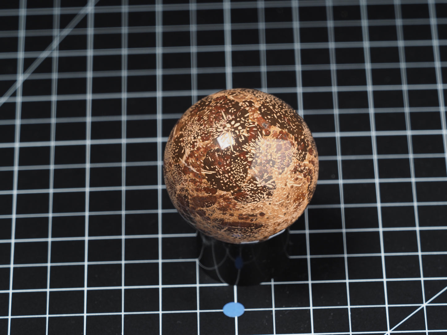 Spider / Starburst Jasper Sphere 2-1/16”