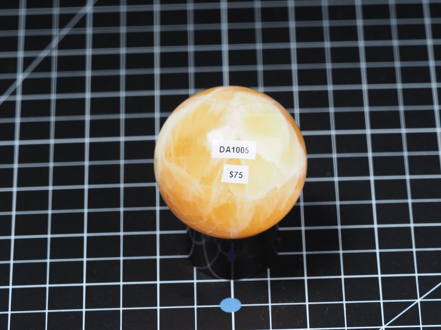 Honey Calcite Sphere 2-1/16”