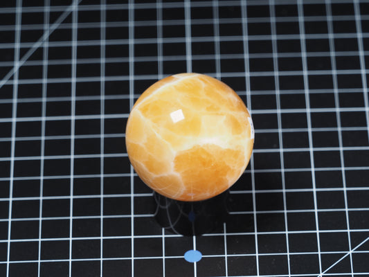 Honey Calcite Sphere 2-1/16”