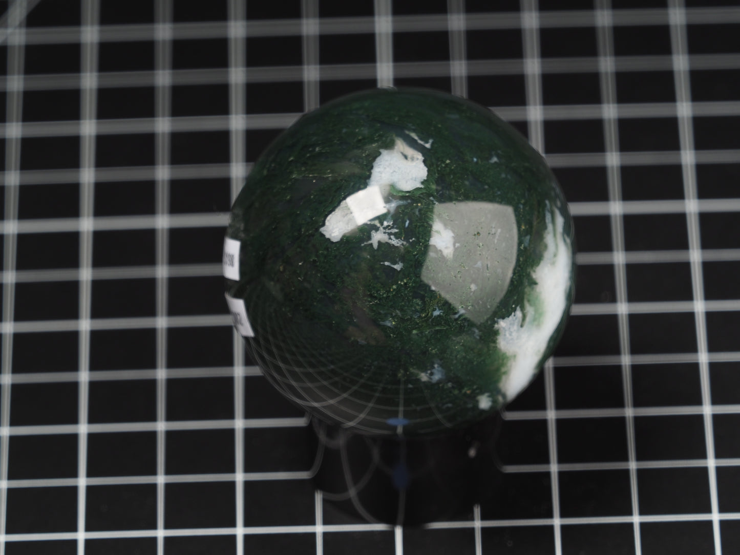 Green Moss Agate Sphere 2-3/16”