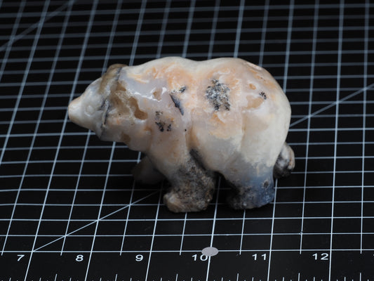 Bear Agate Carving