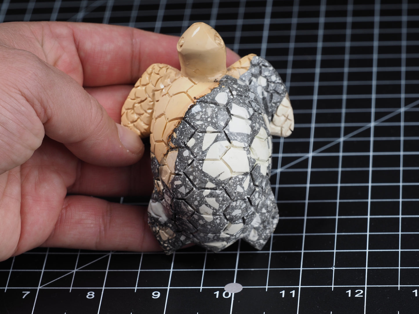 Sea Turtle Maligano Jasper Carving