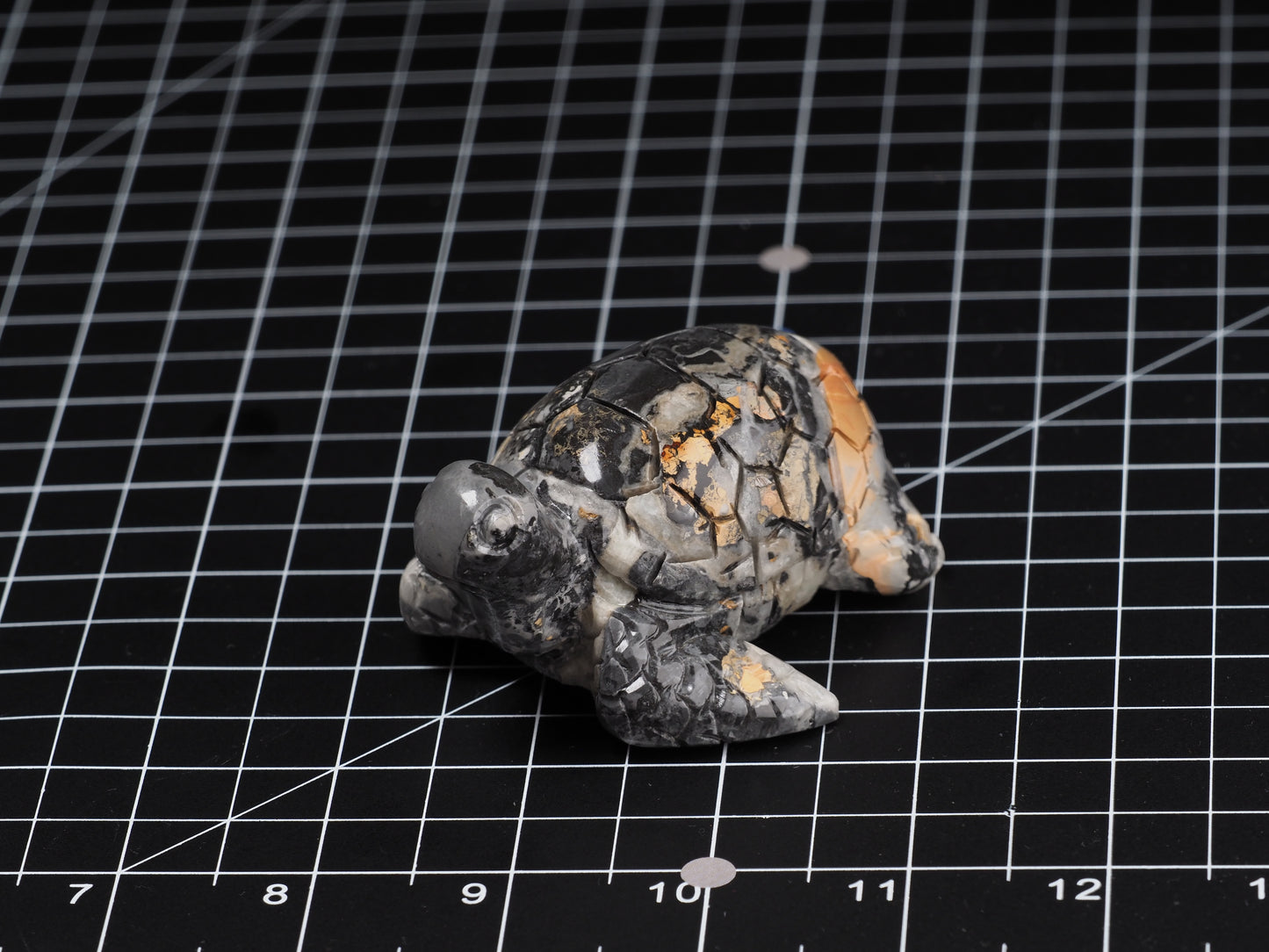 Sea Turtle Maligano Jasper Carving