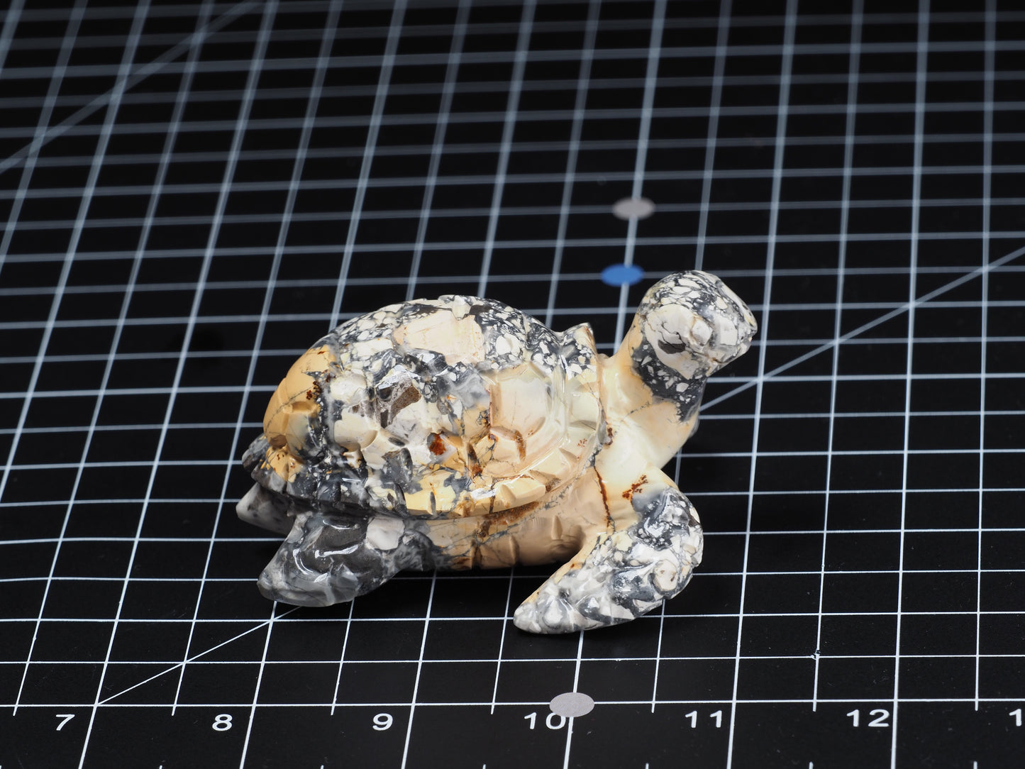 Sea Turtle Maligano Jasper Carving