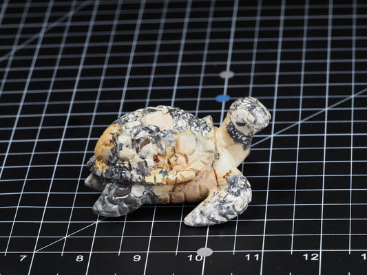 Sea Turtle Maligano Jasper Carving