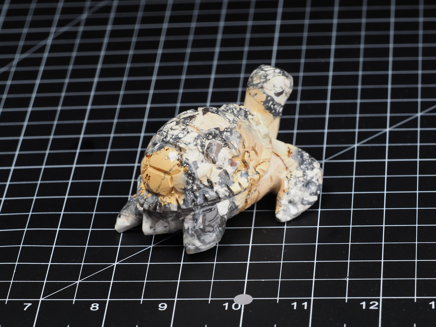 Sea Turtle Maligano Jasper Carving