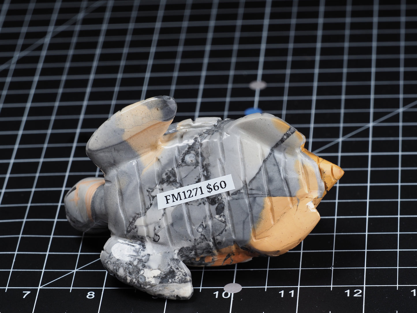 Sea Turtle Maligano Jasper Carving