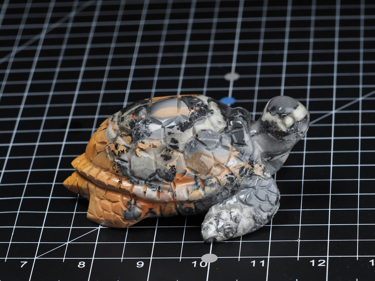 Sea Turtle Maligano Jasper Carving