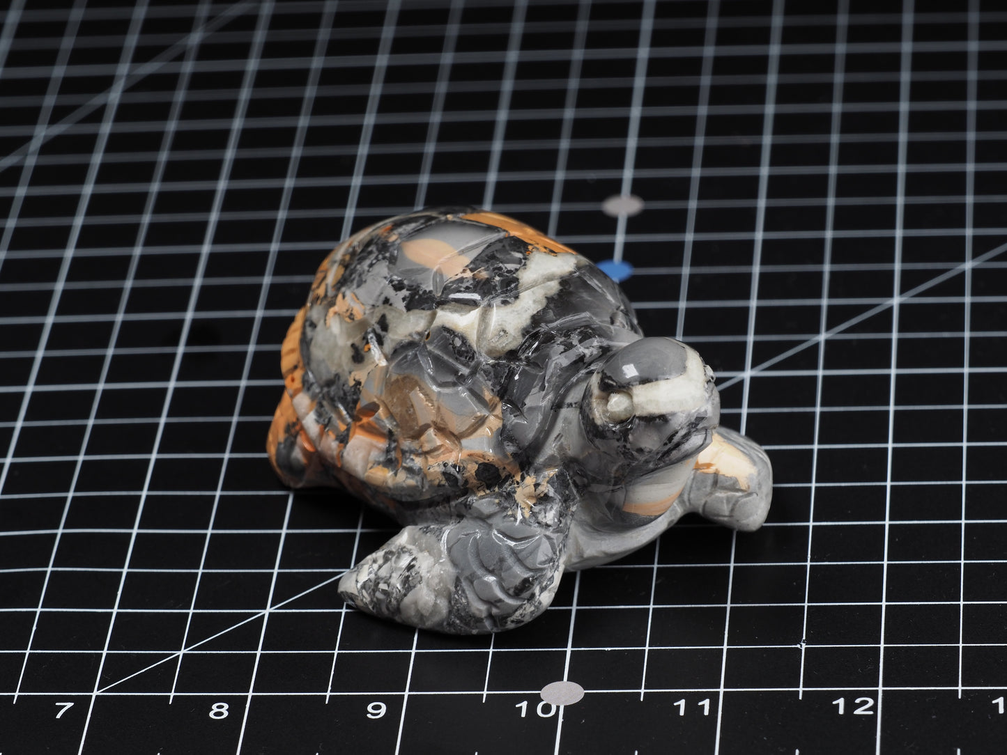 Sea Turtle Maligano Jasper Carving