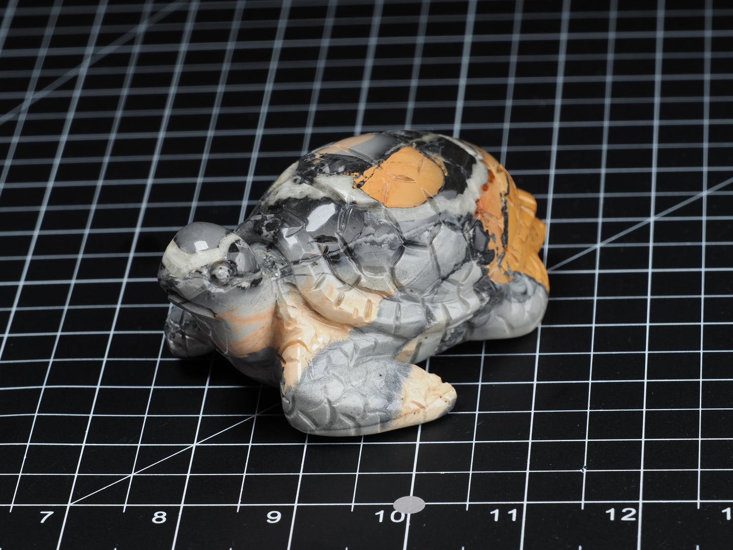 Sea Turtle Maligano Jasper Carving