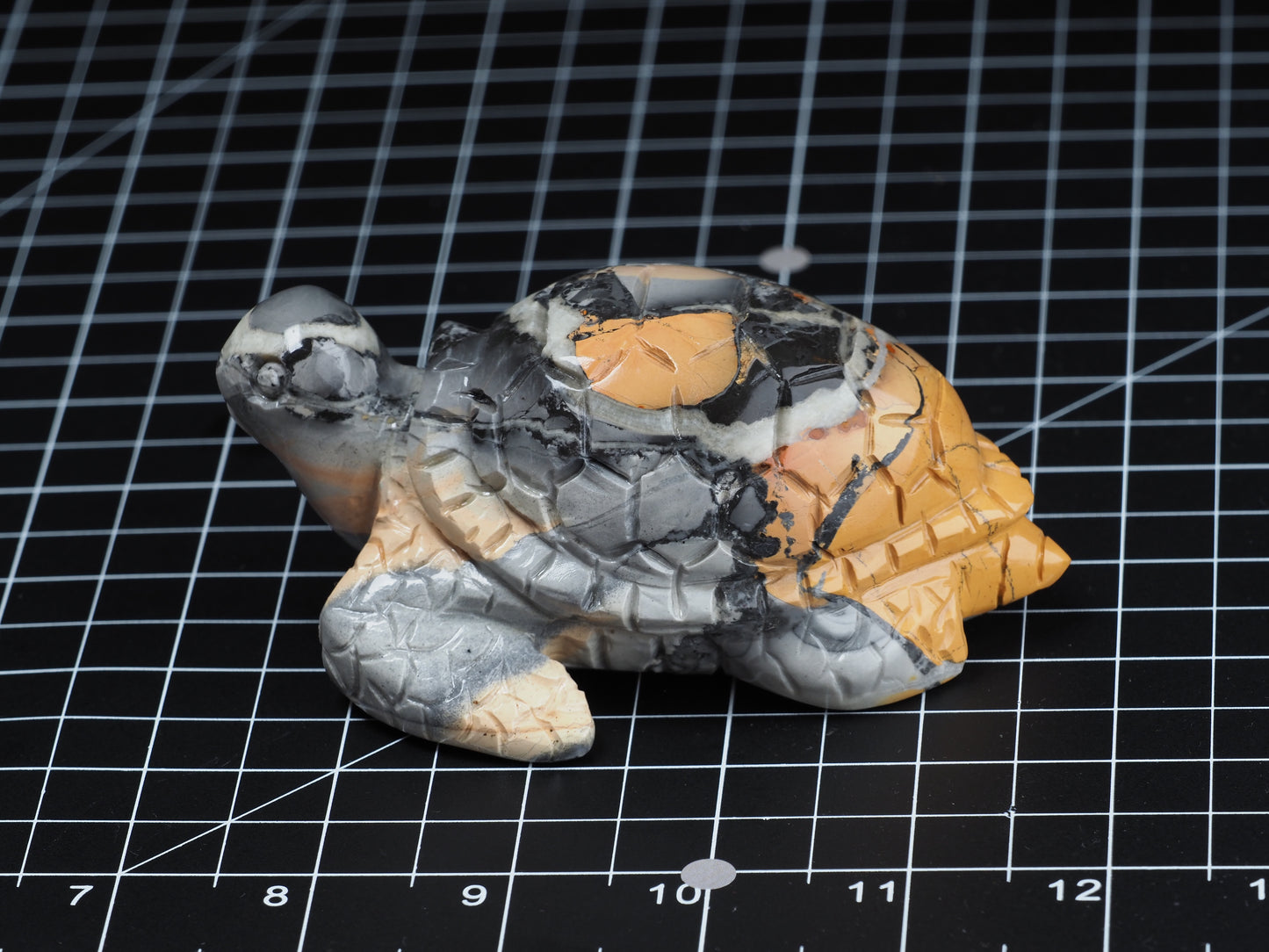 Sea Turtle Maligano Jasper Carving